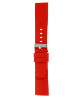 Λουράκι Σιλικόνης TZEVELION S05 κόκκινο 18mm