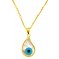 Necklace Silver 'Target' rosegold
