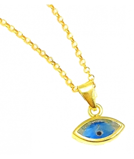 Necklace Silver 'Target' rosegold