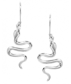 Earrings Silver "Cobra"