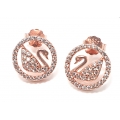 Earrings Silver "Swan"