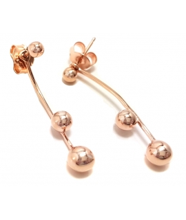 Earrings Silver Rosegold