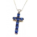 Cross Silver "Line zircons"
