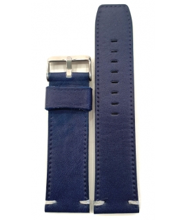 Leather Strap Tzevelion ART446ΓΑΖΙ Blue 24mm 2