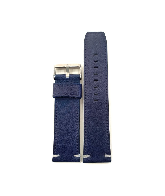 Leather Strap Tzevelion ART446ΓΑΖΙ Blue 24mm
