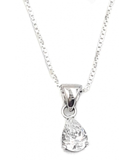 Necklace Silver Zircon