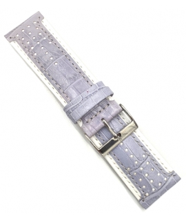 Leather Strap twin color 24mm