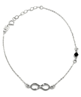 Bracelet Whitegold with infinity