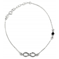 Bracelet Whitegold with infinity