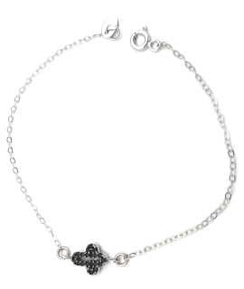 Bracelet Whitegold K14 "Cross"