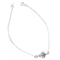 Bracelet Whitegold K14 "Cross"