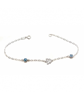 Bracelet Whitegold K9 "Butterfly"