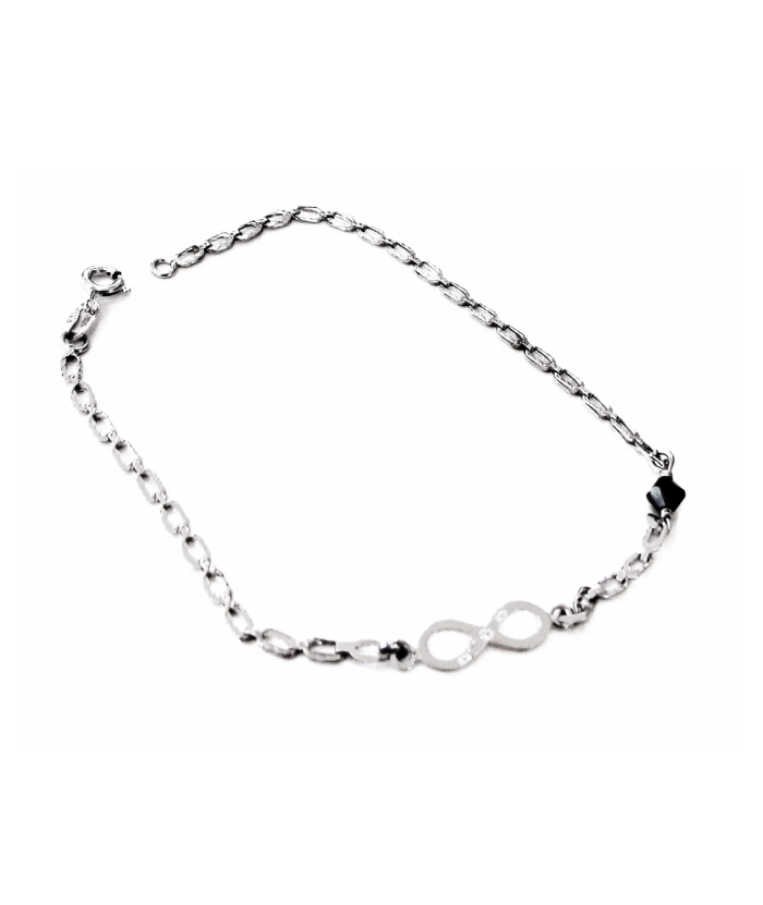 Bracelet Whitegold with infinity