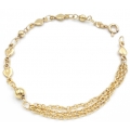 Bracelet Gold ''Hearts''