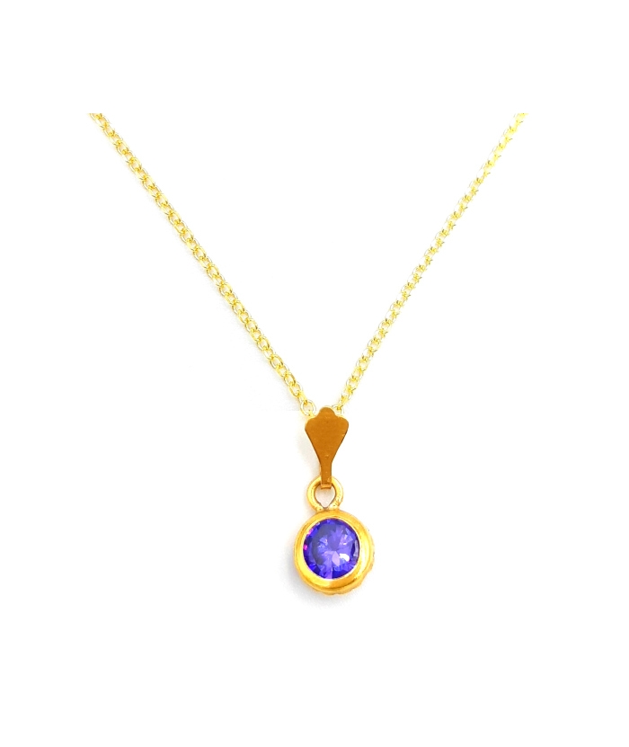 Necklace gold "Die" 3D