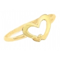 Ring gold K14 'Heart'