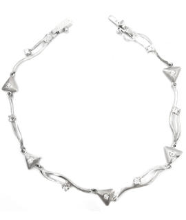 Bracelet whitegold K14 