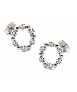 Earrings Silver ''Circle''