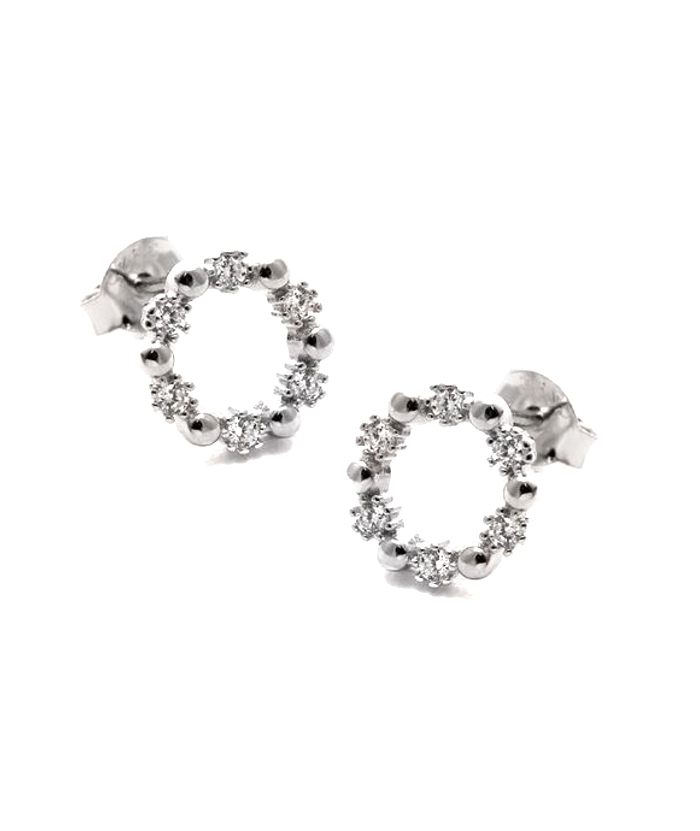 Earrings Silver ''Circle''