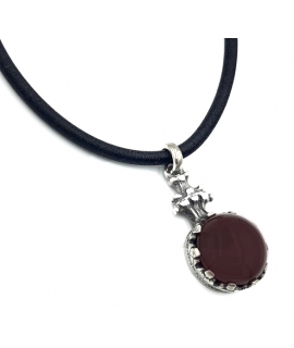 Necklace Silver "Amber"