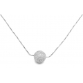 Necklace Whitegold 'small ball'