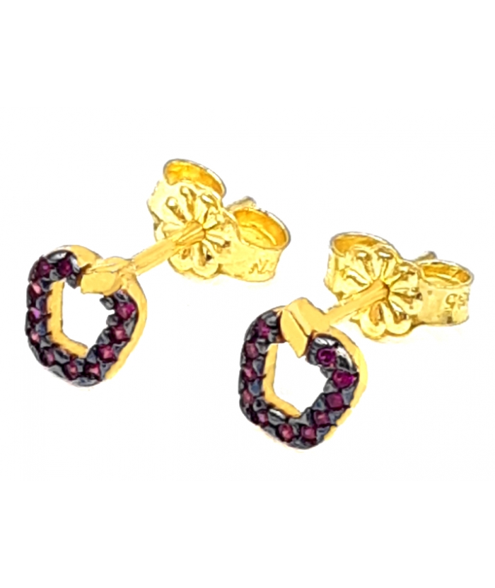 Earrings gold ''apples''