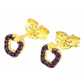 Earrings gold ''apples''
