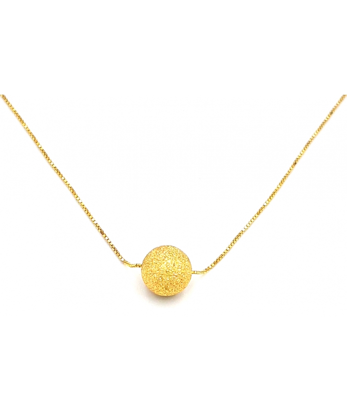 Necklace gold 'small ball'