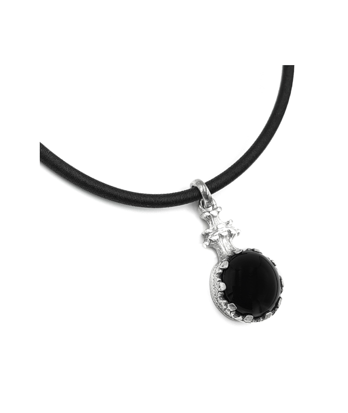Necklace Silver 'Onyx'