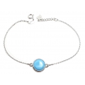 Bracelet Silver "turqoise"