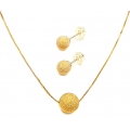 Necklace gold 'small ball'