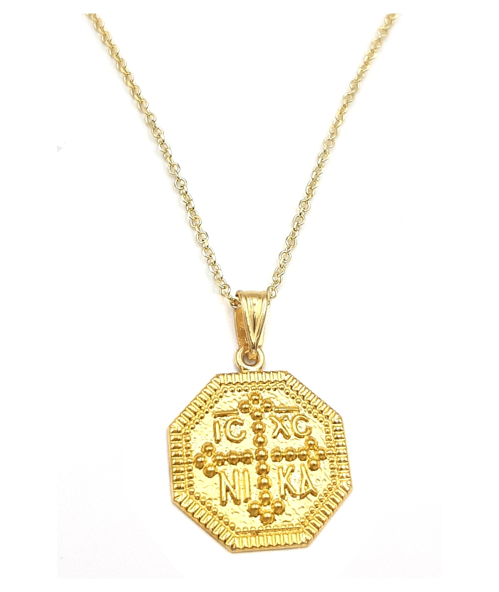 Necklace gold "ICXR NIKA"
