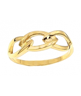Ring gold K14 "Chain"