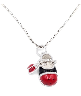 Necklace Silver Ladybug
