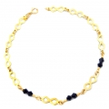 Bracelet Gold ''Eye and Cross''