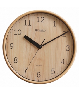 Ρολόι Τοίχου BAYARD JB17.1 Αθόρυβο πλαστικό 30cm