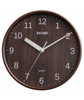 Ρολόι Τοίχου BAYARD JB17.2 Αθόρυβο πλαστικό 30cm