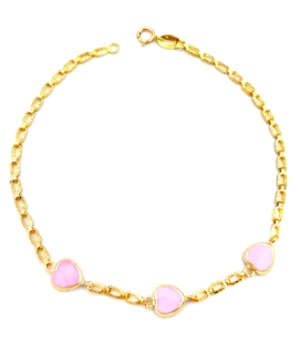 Bracelet Gold ''Hearts''
