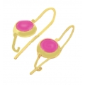 Earrings children Gold Pink