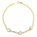 Bracelet Gold ''Hearts''