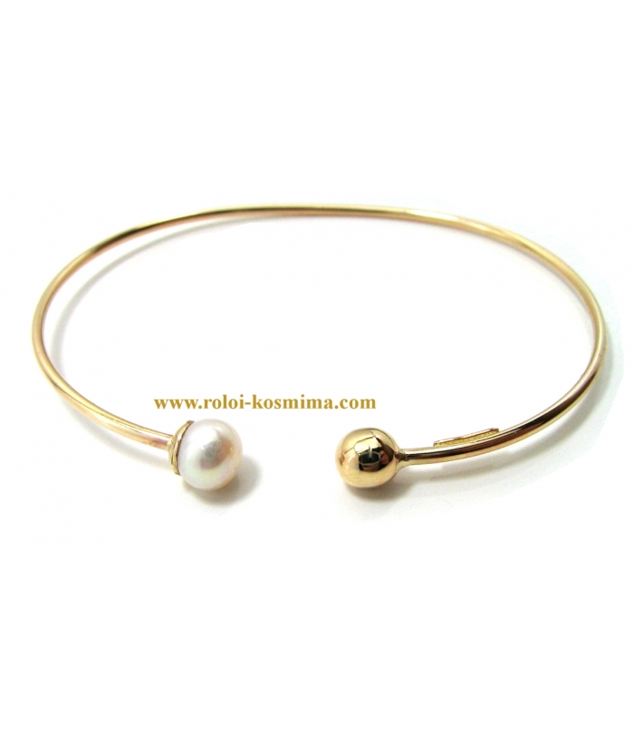 Bracelet Gold K14 ''Pearl''
