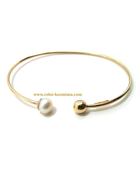 Bracelet Gold K14 ''Pearl''