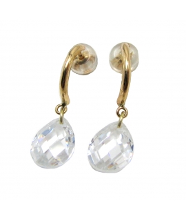 Earrings gold K14  2