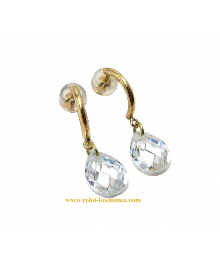 Earrings gold K14 