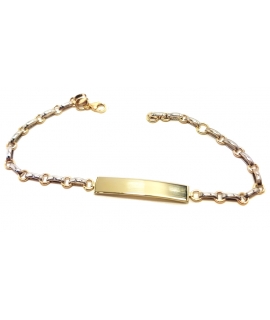 Child name Bracelet gold K14 2