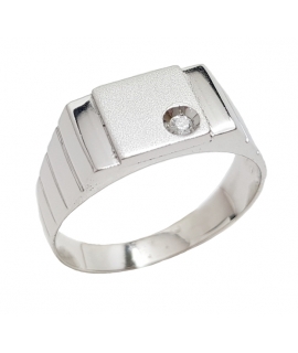 Ring Man's Whitegold K14
