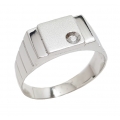 Ring Man's Whitegold K14
