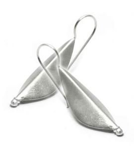 Earrings Silver ''Leaf''