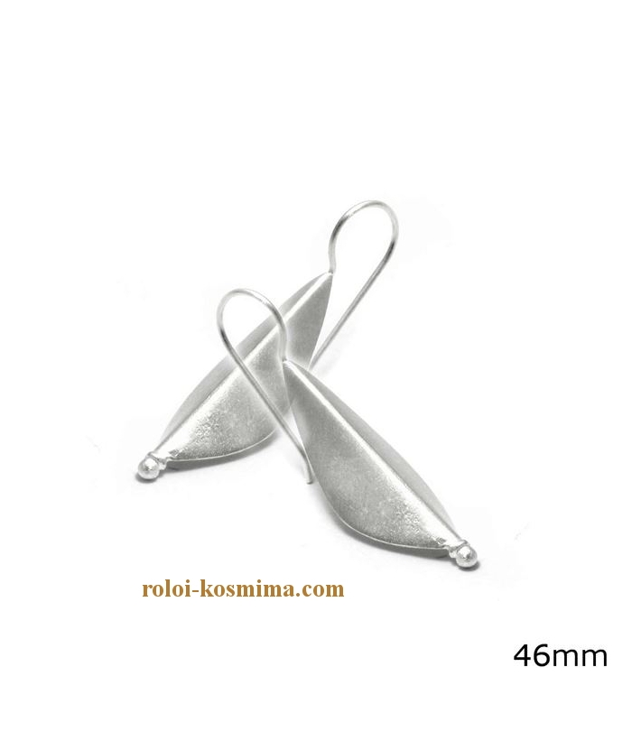 Earrings Silver ''Leaf''