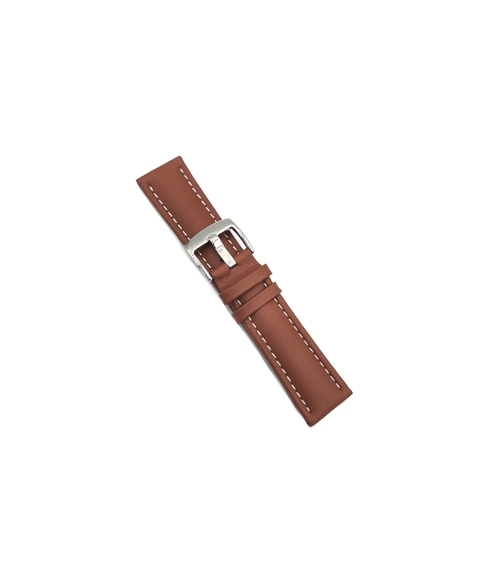 Leather Strap TZEVELION ART96 Tabac 22mm